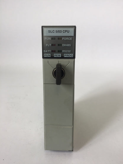 ALLEN BRADLEY 1747-L531 PROCESSOR UNIT 24VDC SER E PROC. REV 8