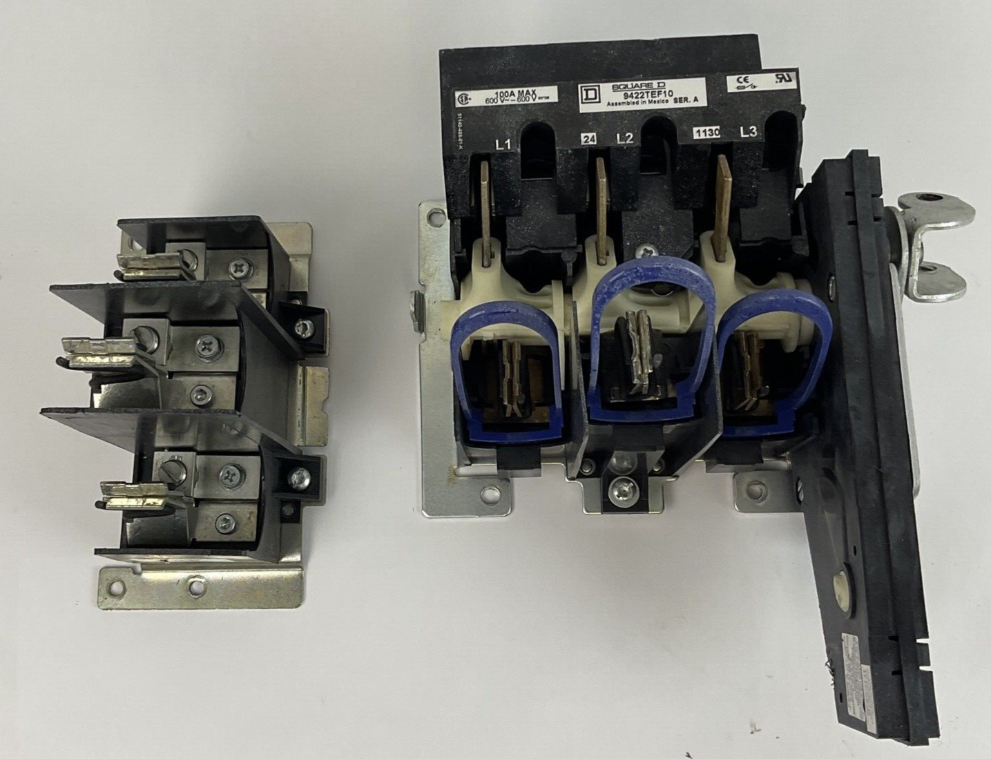 SQUARE D 9422TEF10 FUSIBLE DISCONNECT 100A 600VAC/VDC SER.A