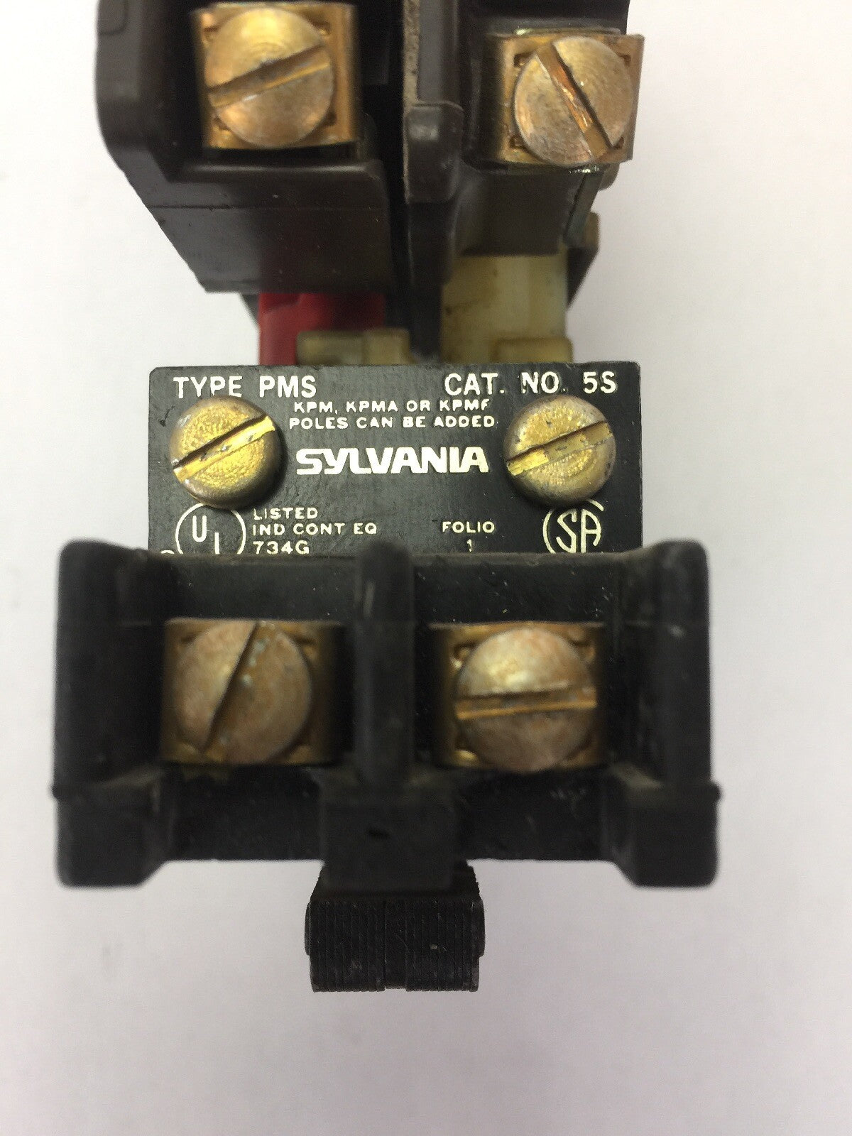 SYLVANIA PMS 6S SLIM JIM RELAY TB139-1 COIL 110-120V 60HZ 110V 50HZ