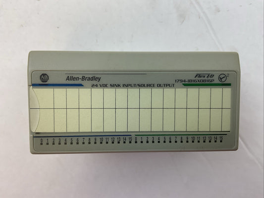 ALLEN BRADLEY 1794-IB16XOB16P SER A REV A01 24VDC SINK INPUT / SOURCE OUTPUT