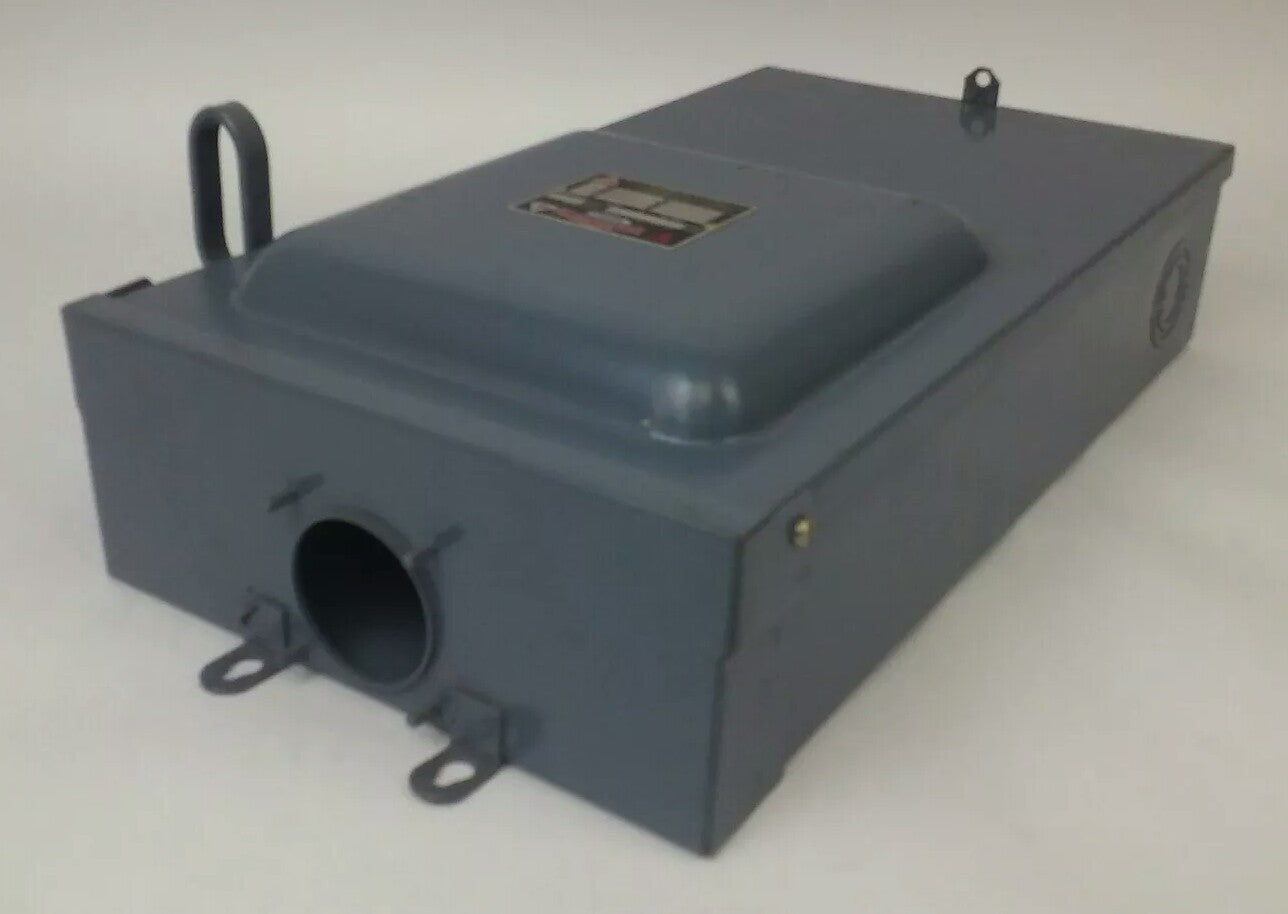 WADSWORTH 07813B FUSIBLE SAFETY SWITCH 3P 125-250V 240VAC 100A 15HP RAINTIGHT