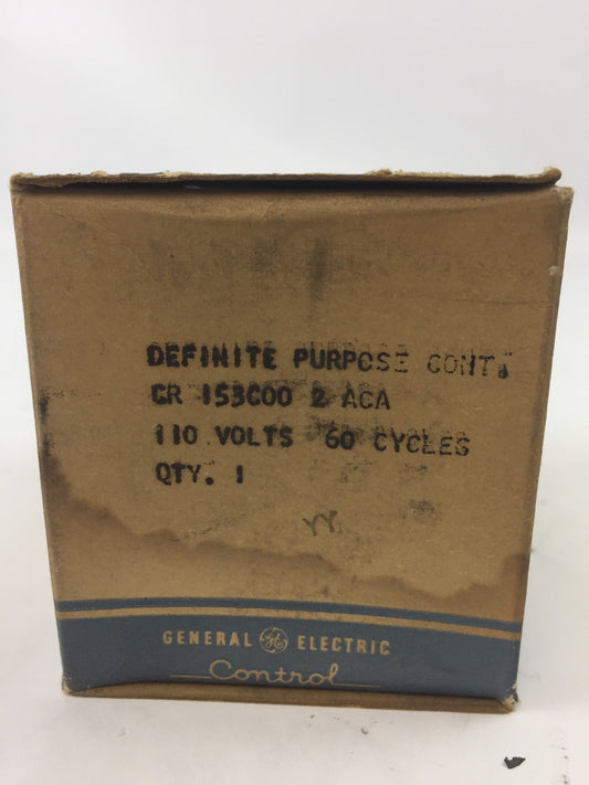 GE CR153C002ACA DEFINITE PURPOSE CONT 110V 60 CY