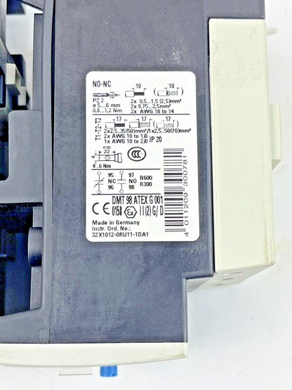 SIEMENS - 3RT1045-1BB40 & 3RU1146-4LB0 & 3RH1921-1CA10 (X2) & 3RT1936-1ER00