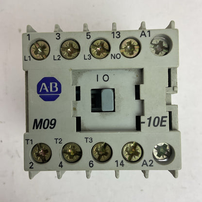 ALLEN BRADLEY 100-MO9N*3 SER A 600VAC 12A 3PH 5HP CONTACTOR 230-240V 60HZ COIL
