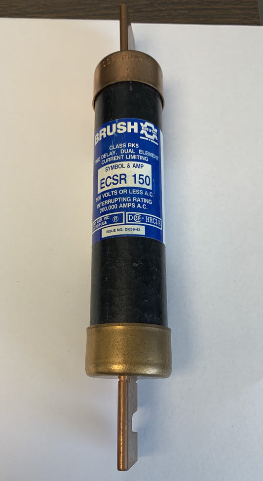 Brush ECSR150 150A 600V Class RK5 Fuse