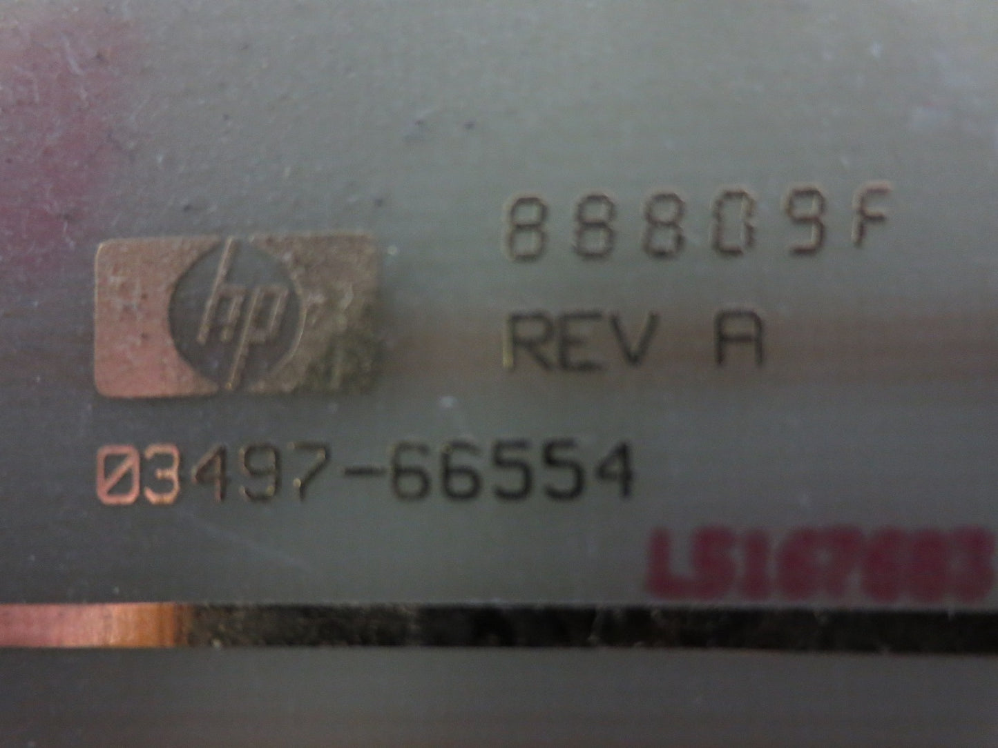 HEWLETT-PACKARD / HP 03497-66554 CIRCUIT BOARD - 88809F, Rev. A