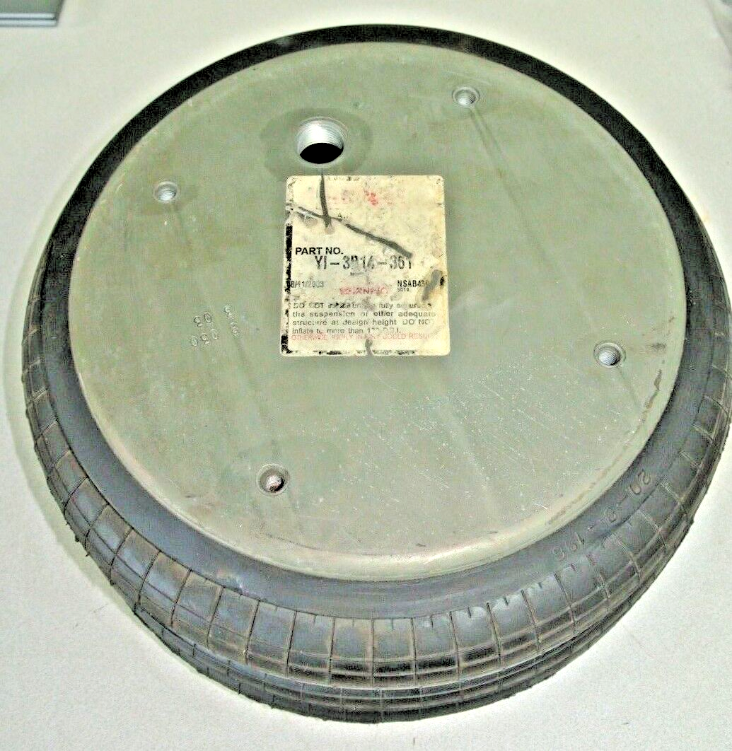 ENIDINE YI-3B14-361 TRIPLE CONVOLUTE BELLOWS AIR SPRING 18" MAX 4700lbs 100psi