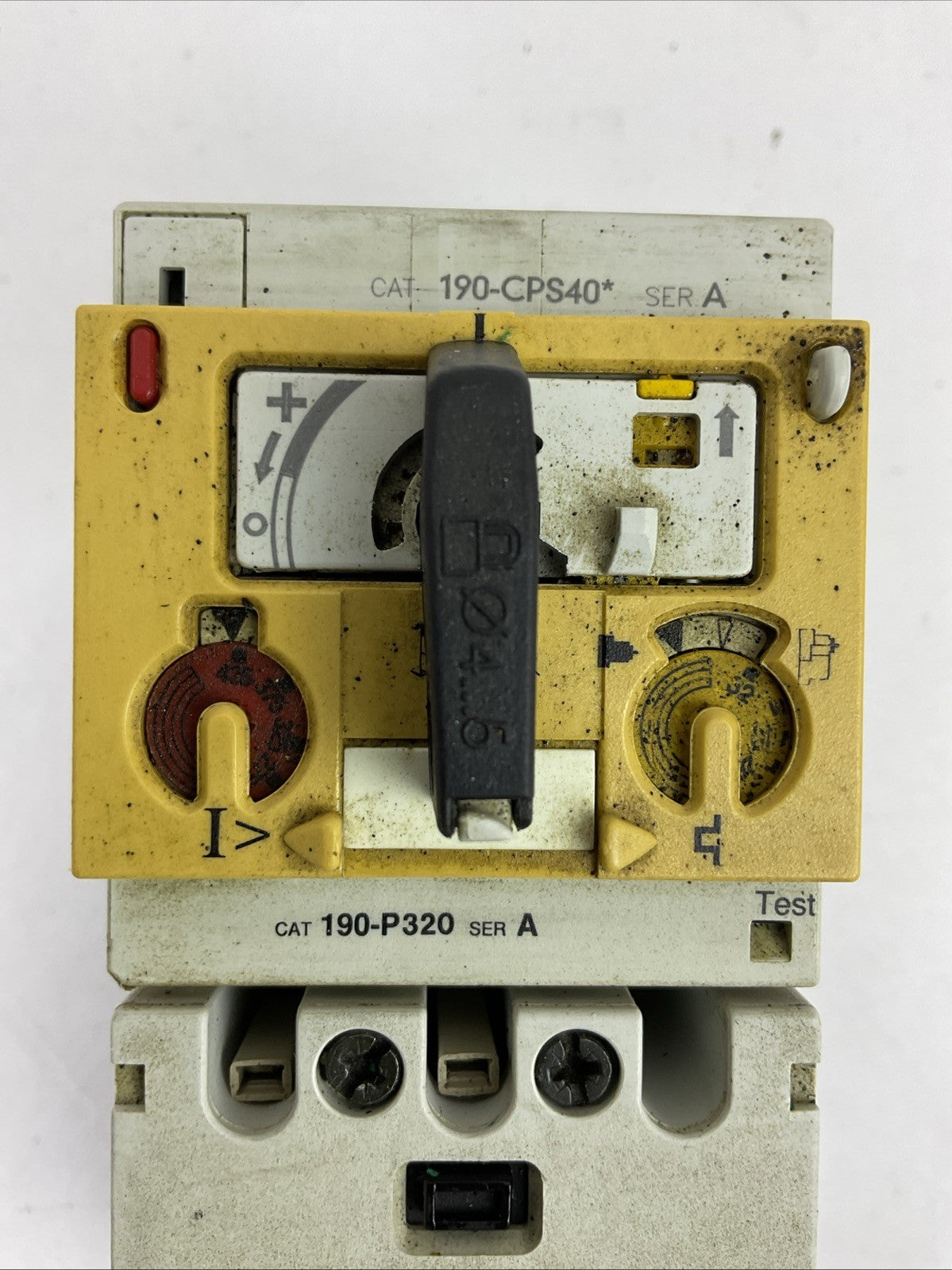 ALLEN BRADLEY 190-CPS40* SER A COORDINATED PROTECTED STARTER 480Y/277VAC