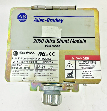 ALLEN BRADLEY 2090-SR040-09 SHUNT MODULE 900W SER.A 400/800VDC