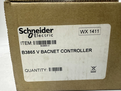 SCHNEIDER ELECTRIC B3865 V BACNET CONTROLLER