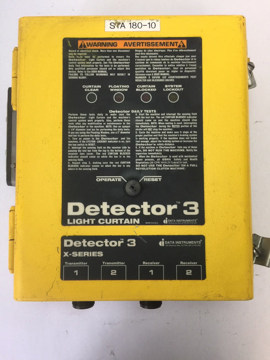 DATA INSTUMENTS/HONEYWELL 3LC-BXWQDH DETECTOR 3 LIGHT CURTAIN CONTROLLER
