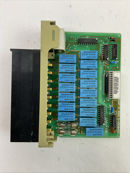 HITACHI POM-RH OUTPUT MODULE 33016133-6 (MISSING LOCKING TABS)