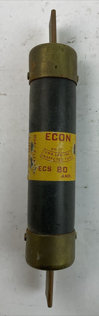 ECON ECS80 FUSE 80AMP 600V (LOT OF 2)