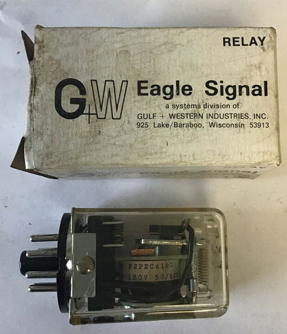 EAGLE SIGNAL 22P2CA120 RELAY120V 50/60HZ