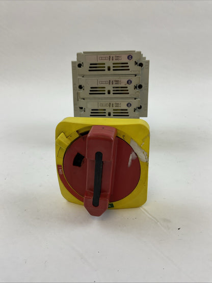 ALLEN BRADLEY 194R-J30-1753 SER A DISCONNECT SWITCH 194R-HS4E HANDLE SER A