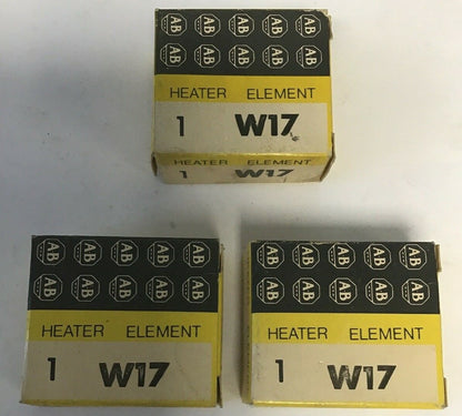 ALLEN BRADLEY W17 HEATER ELEMENT***LOTOF3***