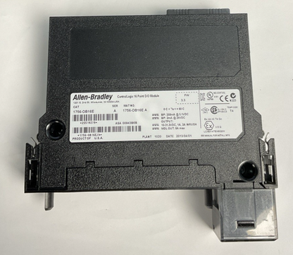 ALLEN BRADLEY 1756-OB16E 16 POINT D/O MODULE SER.A 24VDC