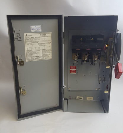 GENERAL ELECTRIC THN3361M, SAFETY SWITCH, 30A, 600VAC, 250V 1, 5, 12 ENCLOSURE
