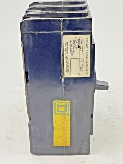 SQUARE D - KAL-3615026M - MAGNETIC CIRCUIT BREAKER - 150 AMP, 3 POLE, 600 VAC