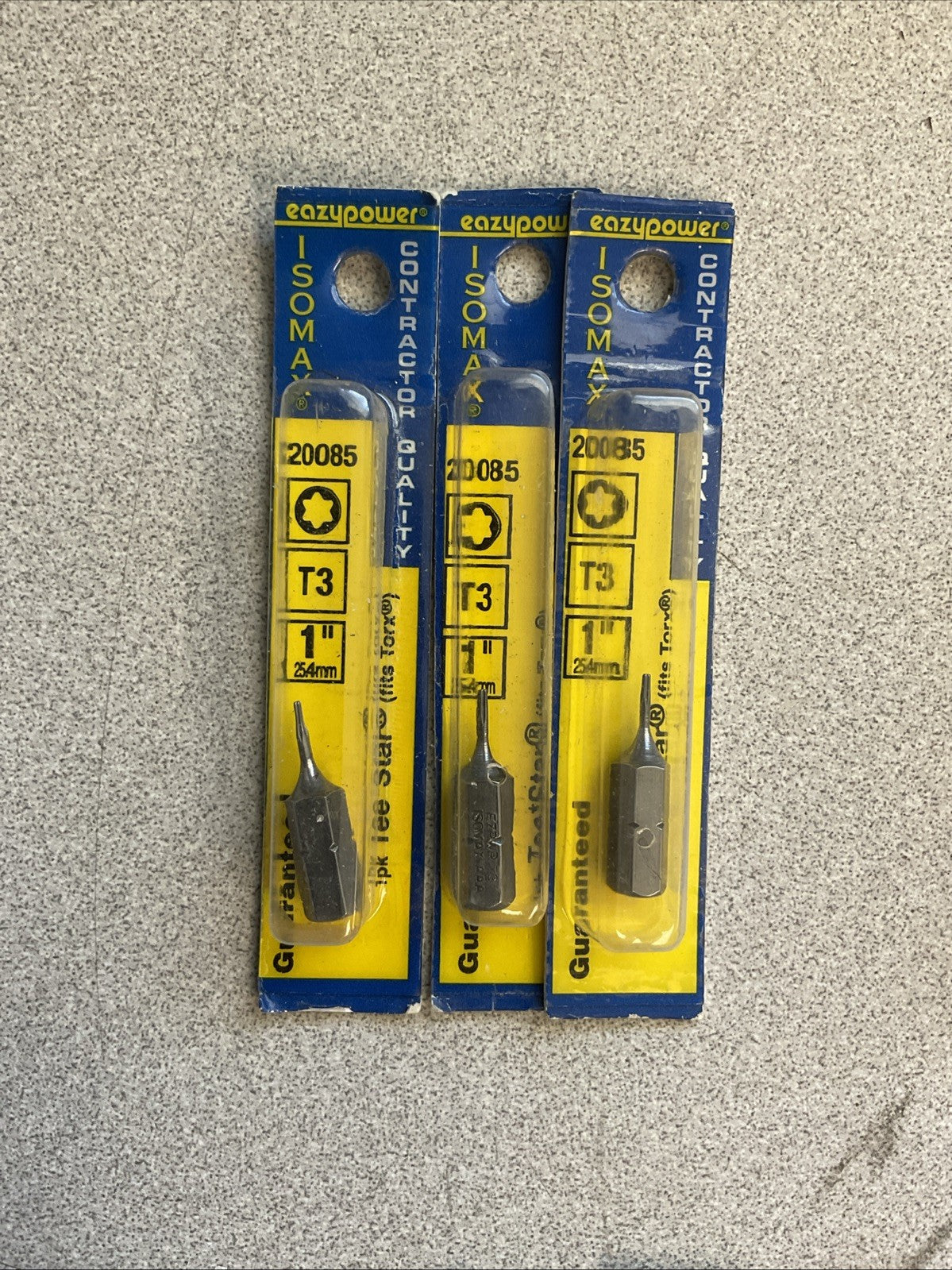 EAZYPOWER ISOMAX CONTRACTOR QUALITY TEE STAR BIT LOT