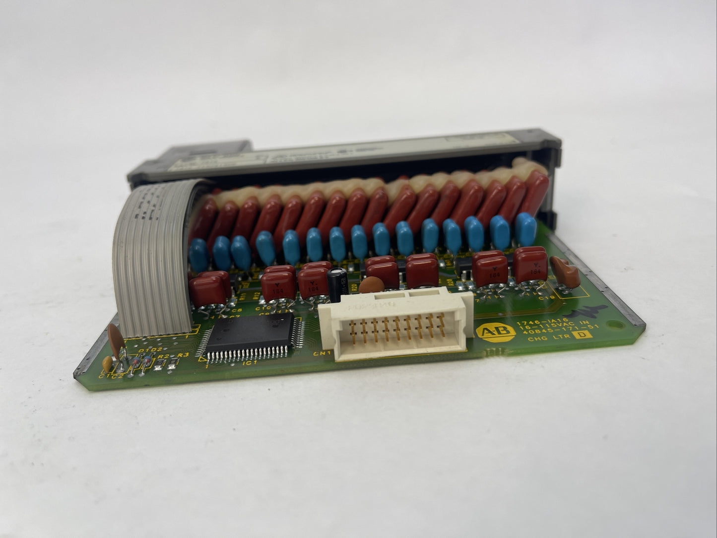 ALLEN BRADLEY 1746-IA16 INPUT MODULE SER B INPUT VOLTAGE 85-132VAC