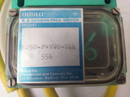 GOULD R.B.DENISON NJ50-F+VWO-C44 556, PROXIMITY LIMIT SWITCH,  NEW SURPLUS, NJ50