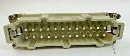 HARTING HAN 24E-M-S 0933024 PIN INDUSTRIAL MALE CONNECTOR 16 A 500 V