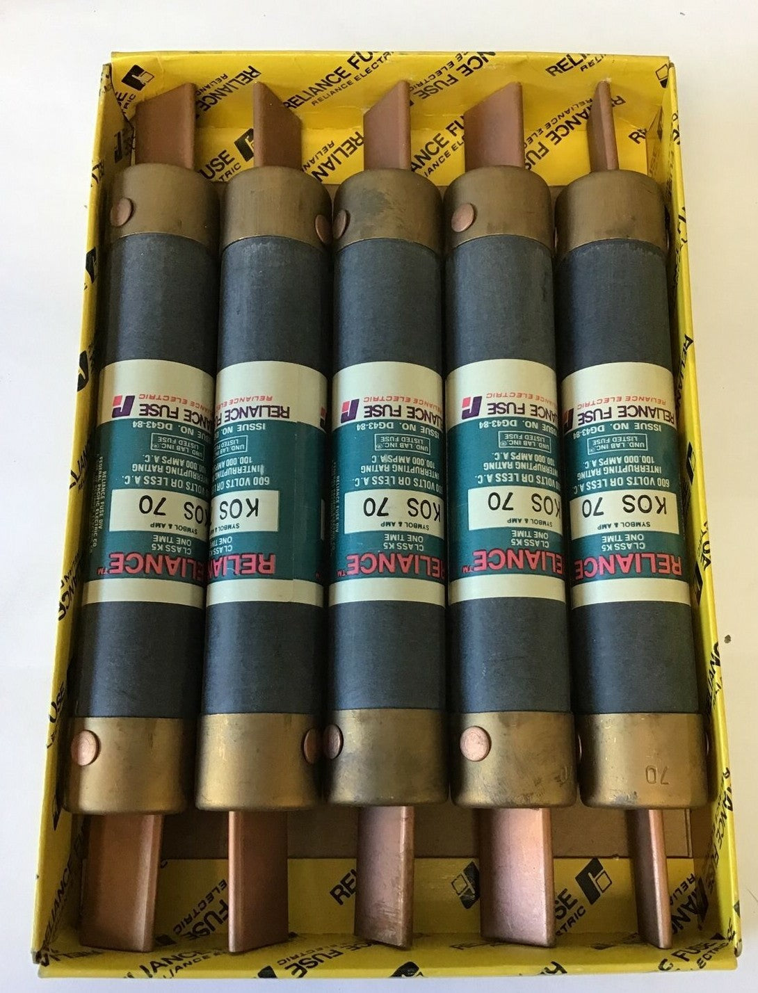 RELIANCE KOS70 FUSE 600V CLASS K5****LOTOF5****