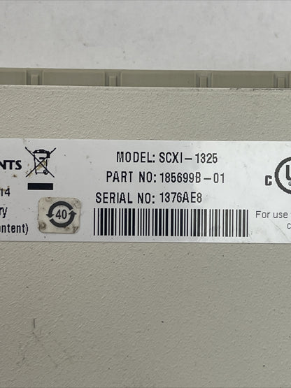 NATIONAL INSTRUMENTS SCXI-1325 TERMINAL BLOCK 250V