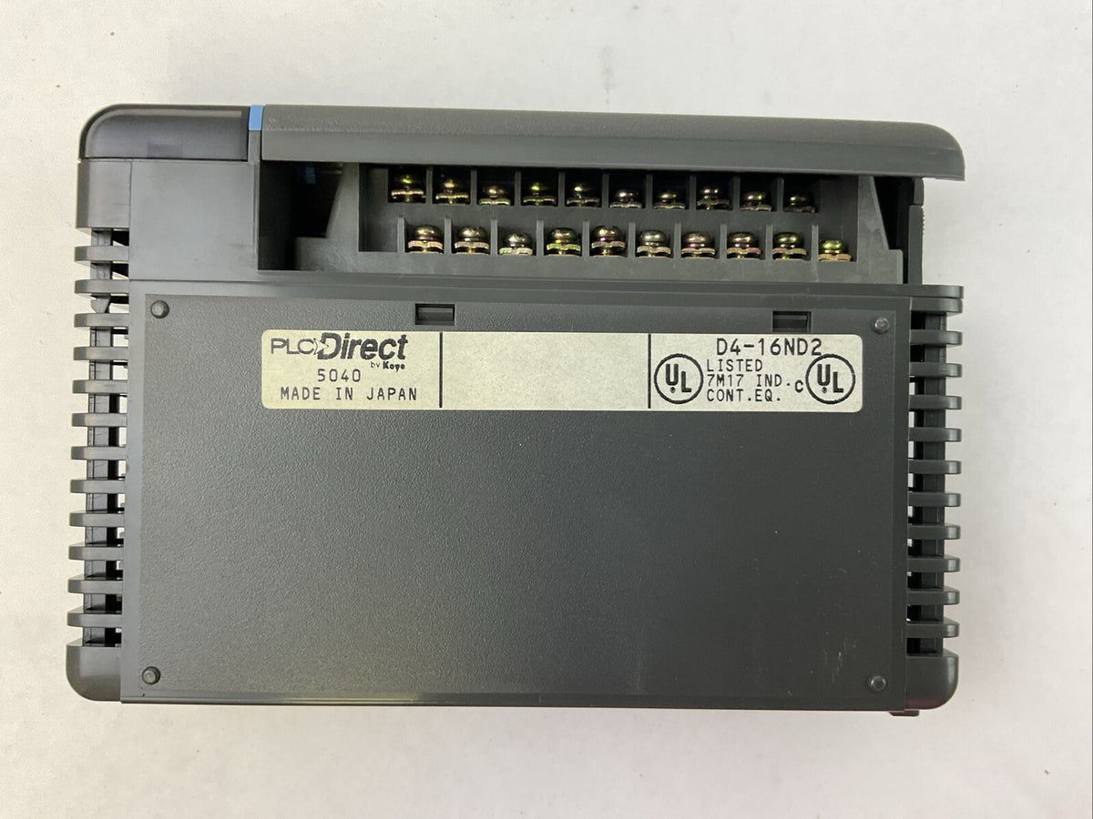 PLC DIRECT D4-16ND2 INPUT MODULE 12-24VDC