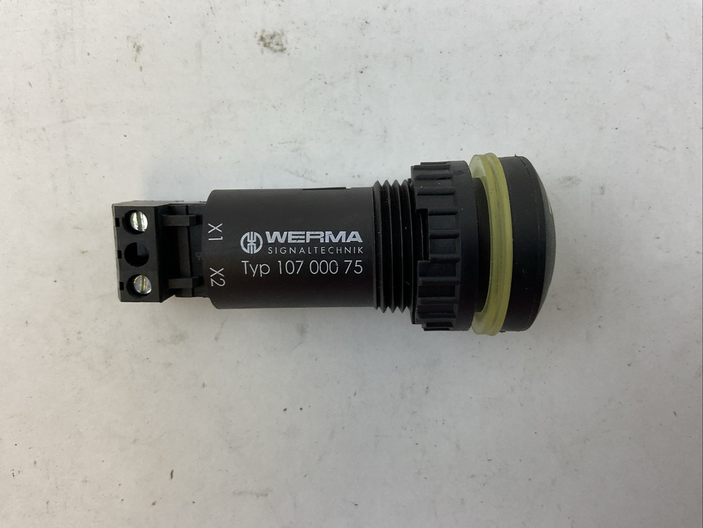 WERMA TYP 107 000 75 ELECTRONIC ALARM BUZZER 24VAC