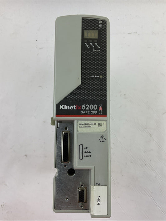 ALLEN BRADLEY 2094-BMP5-M AXIS POWER 2094-SE02F-M00-S0 SAFE OFF FW VER V1.035