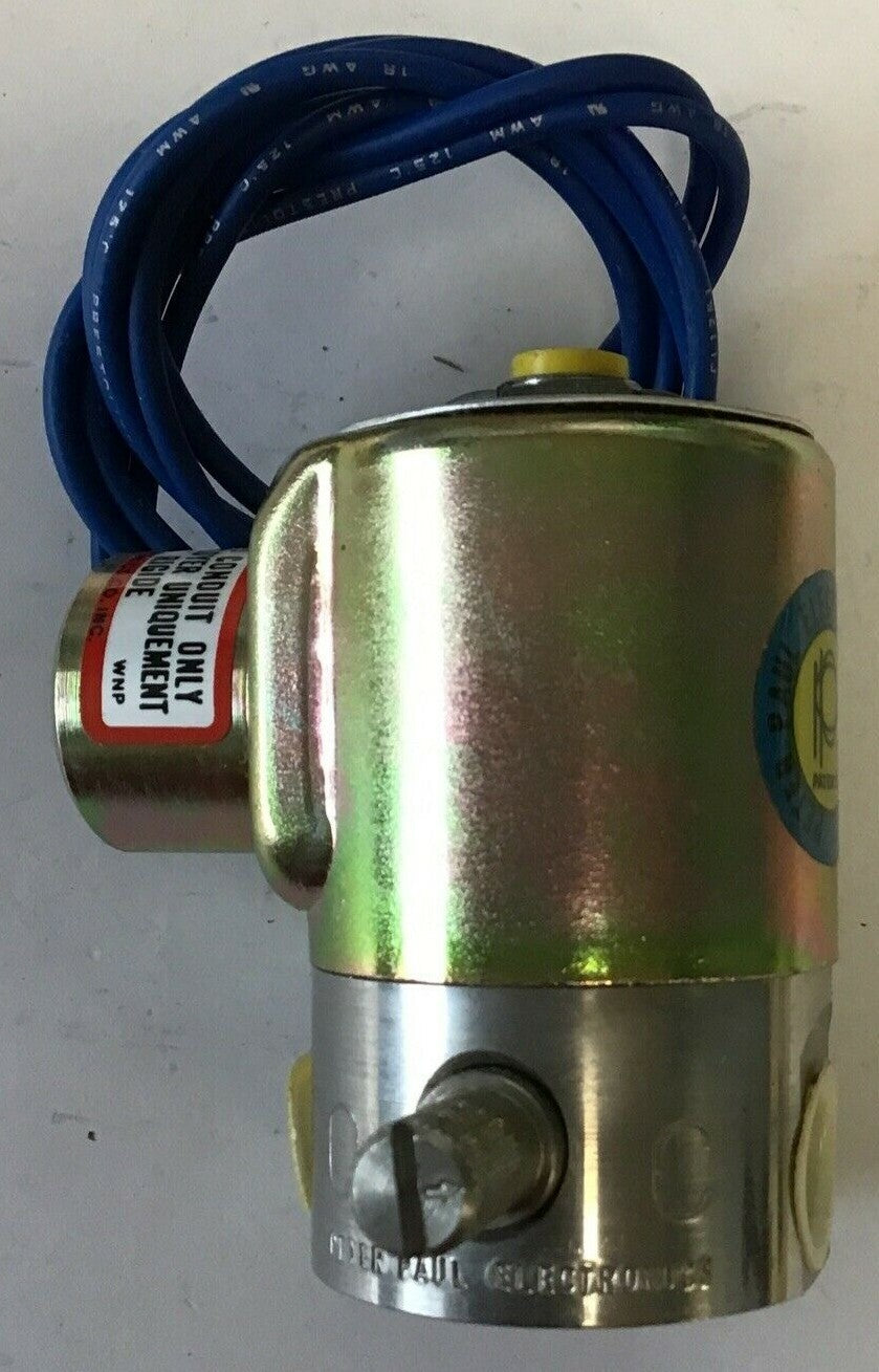 PETER PAUL 23Z00310CM VALVE 120V 60HZ 8.7WATTS P.S.I. 75 SER.CM 3/32 3/32