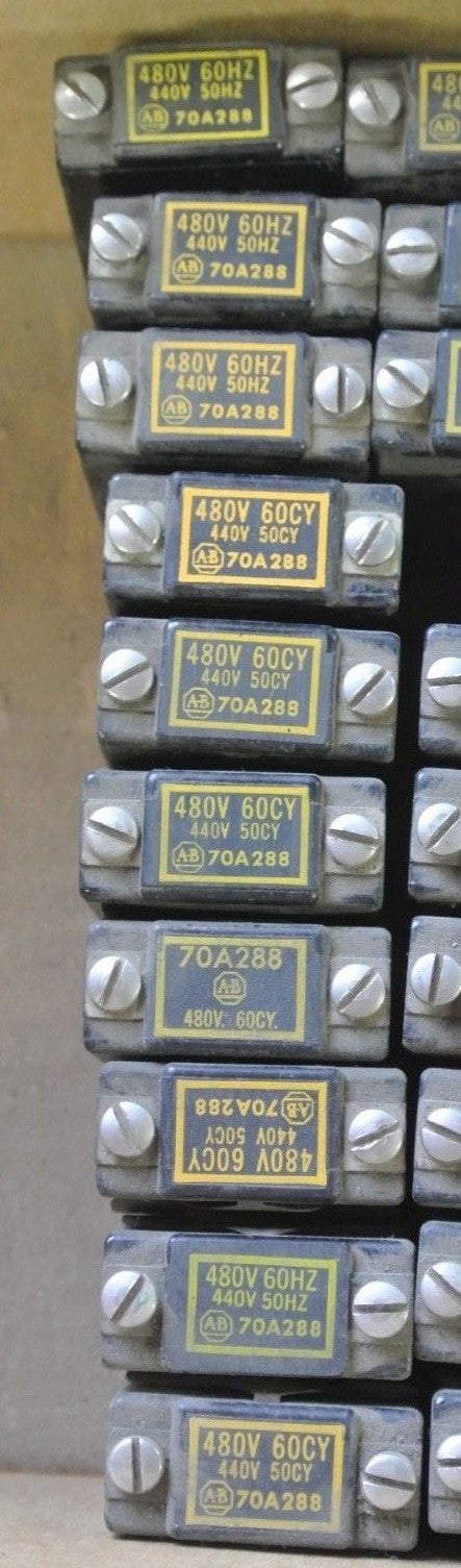 ALLEN-BRADLEY 70A288 COIL SIZE 0 440-480V, 50-60Hz  NEW SURPLUS  LOT of 10