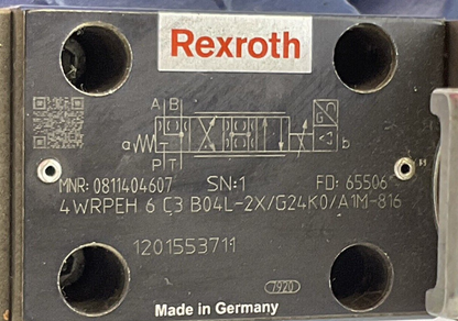 BOSCH 4WRLE 16 EZ180SJ-3X/ 350bar REXROTH 4WRPEH 6 C3 B04L-2X/G24K0/A1M816 VALVE