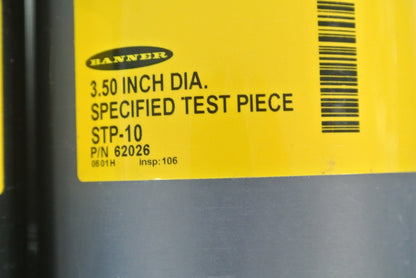 BANNER SPECIFIED TEST PIECES / LOT of 4 -- .75", 1.00", 3.25", 3.50" DIAMETERS