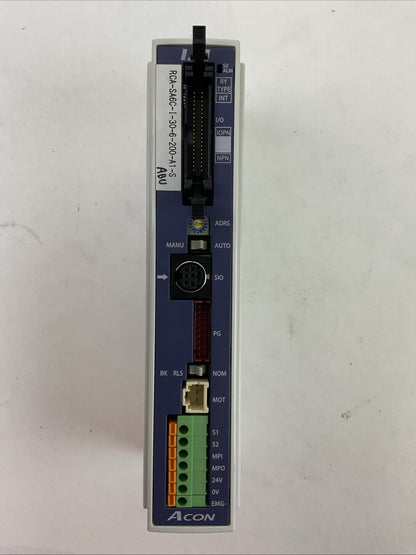 IAI ACON-C-30 I-NP-2-0-ABU POSITION CONTROLLER OUTPUT 0-24VAC INPUT 24VDC 2A