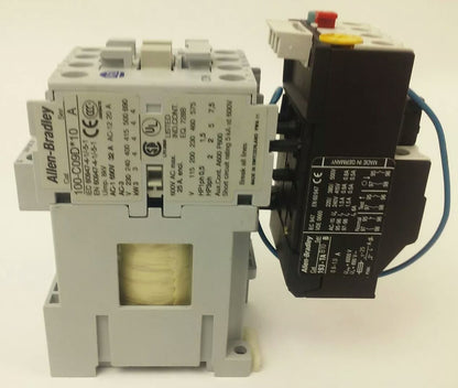 ALLEN BRADLEY 100-C09D*10 SER. A,CONTACTOR,3PH,600V,25A,24VDC COIL ,W/ 193-TAB10