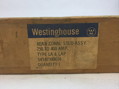 WESTINGHOUSE STYLE 5B7383G16 REAR CONNECTED STUD ASS'Y 250-400A TYPE LA & LAP