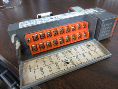 ALLEN-BRADLEY 1746-OW16 OUTPUT MODULE for SLC500 Ser. C OUTPUT 5-255VAC 5-125VDC