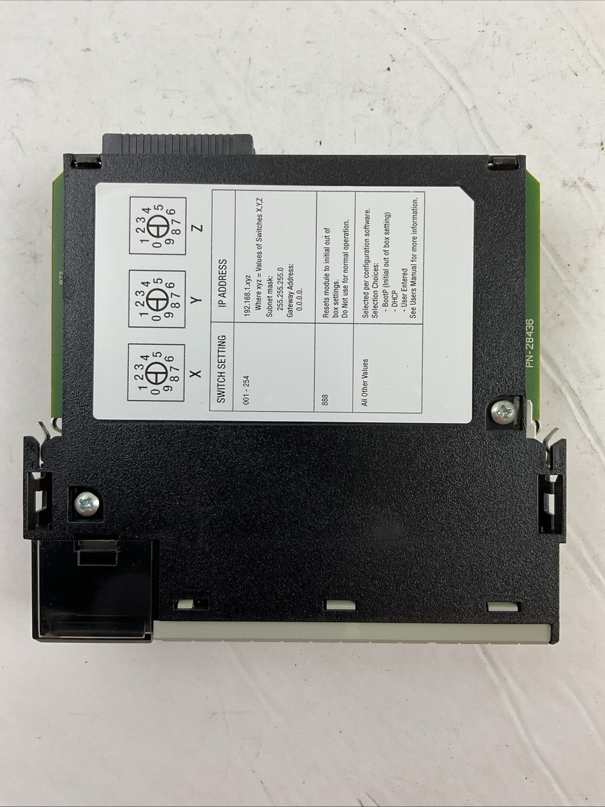 ALLEN BRADLEY 1756-EN2T SER C FW 4.003 CLX HI-CAP ENET/IP MODULE TP