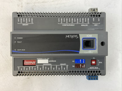 METASYS MS-IOM4710-0 REV G S/W VER 4.0 MS-IOB4710-0 REV. D CONTROLLER 24VAC