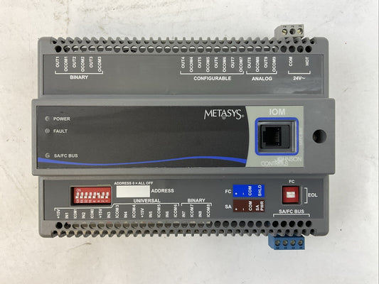 METASYS MS-IOM4710-0 REV G S/W VER 4.0 MS-IOB4710-0 REV. D CONTROLLER 24VAC