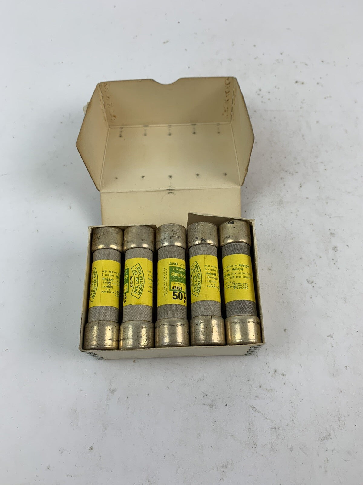 Gould Shawmut Amp-trap A2Y50 50A 250V Fuse "Lot of 10"
