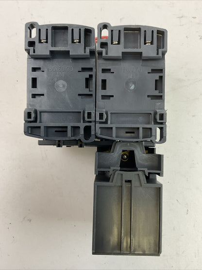 SCHNEIDER ELECTRIC REVERSING STARTER (LC1D09(2) CONTACTOR+LRD07 RELAY) 120V COIL