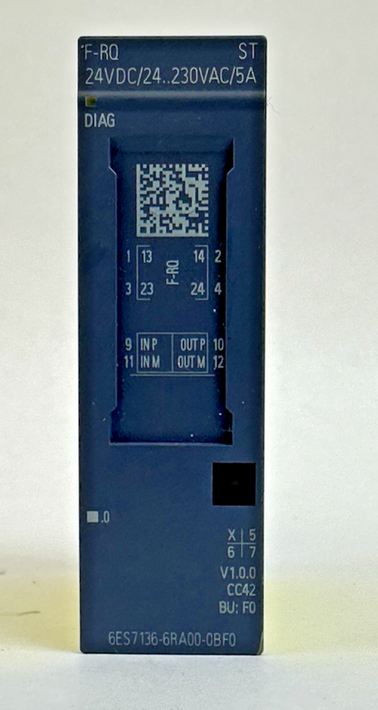 SIEMENS 6ES7 136-6RA00-0BF0 SIMATIC ELECTRONICS MODULE FOR ET 200SP RELAY OUTPUT