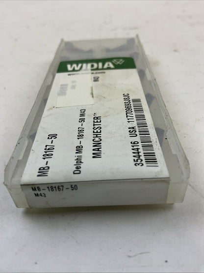 WIDIA MB-18167-50 CARBIDE INSERT (BOX OF 10)
