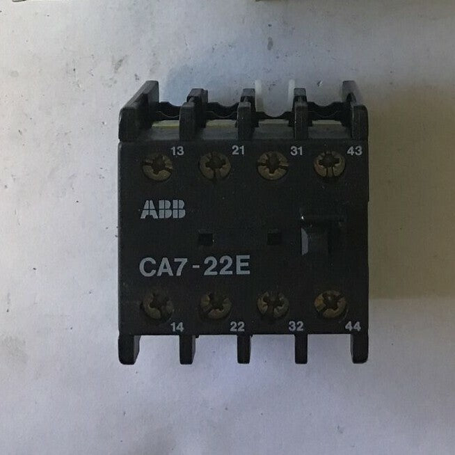 ABB CA7-22E AUXILIARY CONTACT 2N0-2NC 600VAC 10A