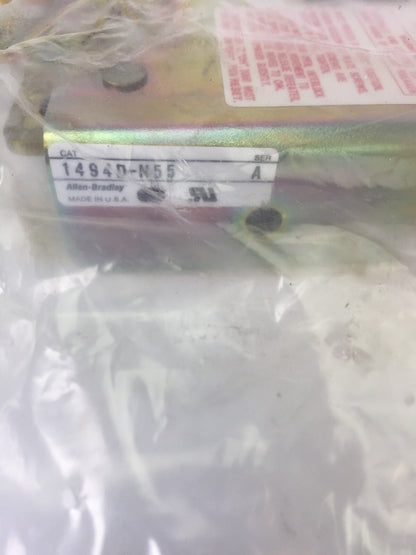 ALLEN BRADLEY 1494D-N55 CIRCUIT BREAKER SLIDE MECHANISM FLANGE MOUNTED