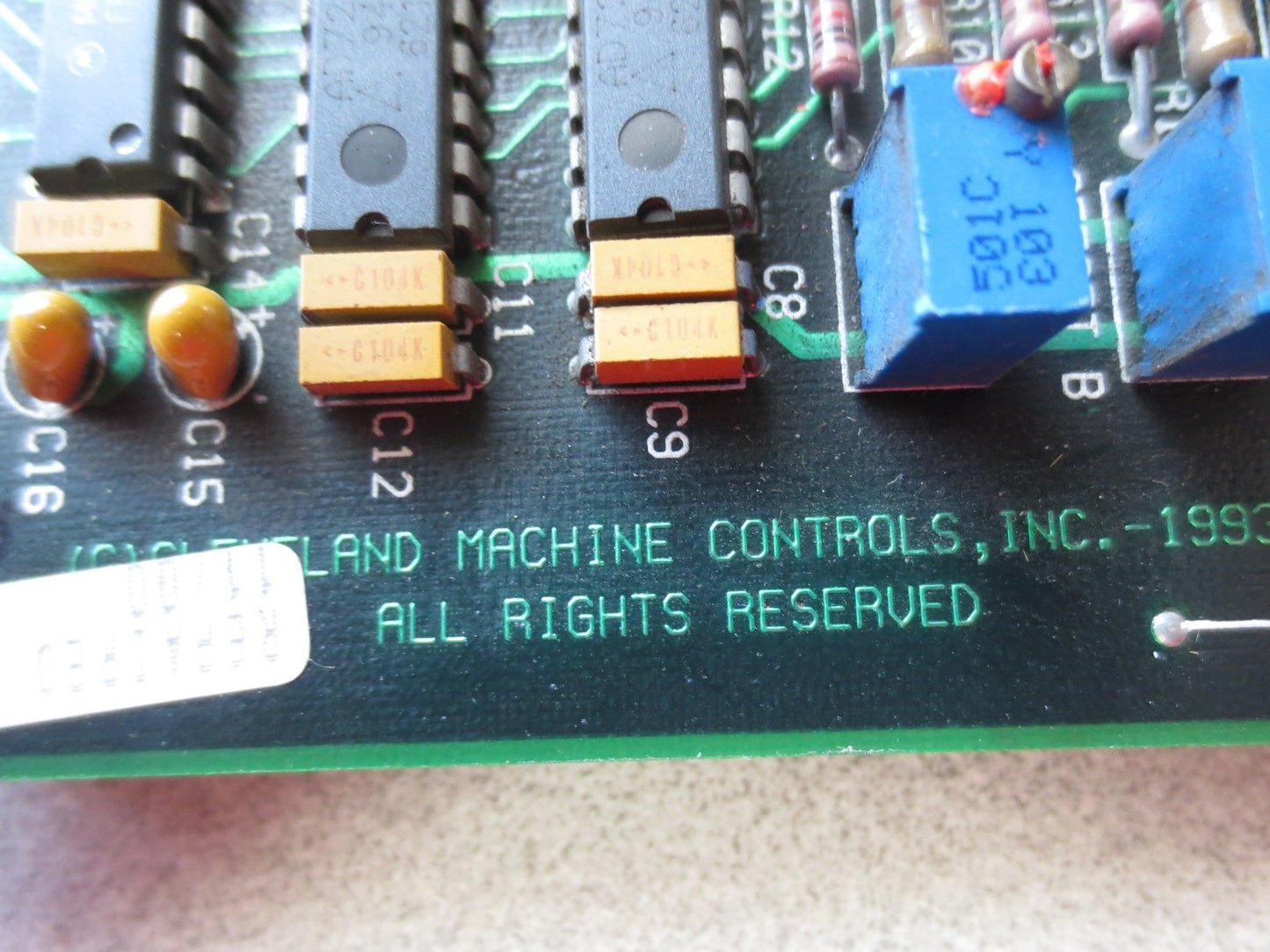 CLEVELAND MACHINE CONTROLS, INC MO-09751 / D41-27134 CIRCUIT BOARD